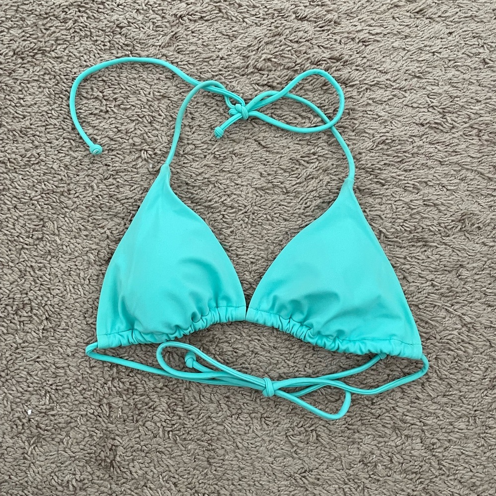 Victoria’s Secret Teal Bikini Top - Size Medium